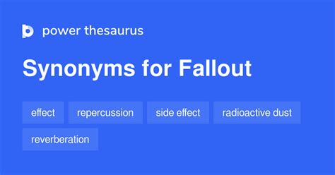 fallout synonyms